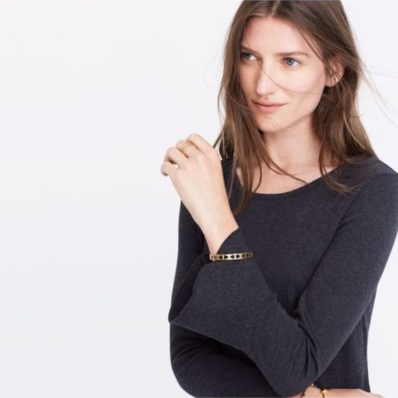 Madewell Women’s Knit Bell-Sleeve Shift Dress Deep Coal XXS - Picture 2 of 9